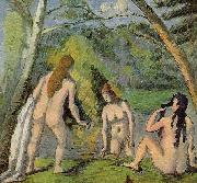 Paul Cezanne Drei badende Frauen Germany oil painting artist